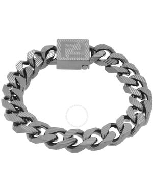 Fendi Chain Mesh Shadow Bracelet - Metallic