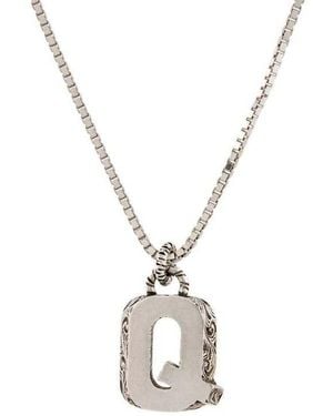 Gucci Letters Necklace - Metallic