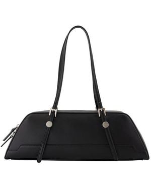 Marni Leather Duffle Shoulder Bag - Black