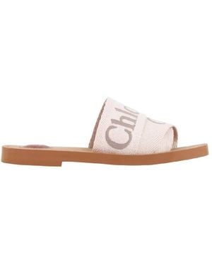 Chloé Woody Flat Sandals, Brand Size 35 (Us - Pink