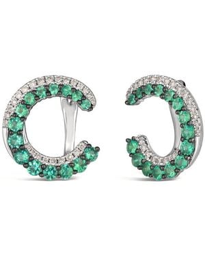 Le Vian Ladies Emerald Drop Earrings Set - Green