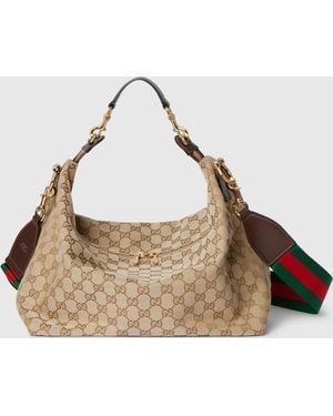Gucci Brera Medium Crossbody Bag - Brown