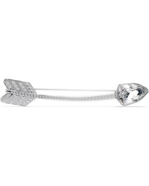 Swarovski Idyllia Mixed Cuts Arrow Brooch - Metallic