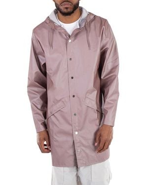 Rains Lightweight Waterproof Long Jacket - Multicolour