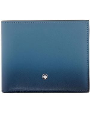 Montblanc Meisterstuck 6Cc Leather Wallet - Blue