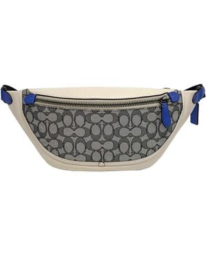 COACH Signature Jacquard League Belt Bag - Grey