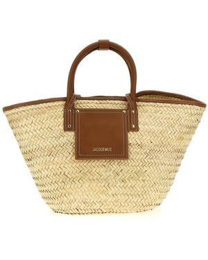 Jacquemus Le Panier Soli Shopping Bag - Brown