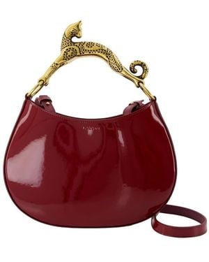 Lanvin Poignee Chat Crossbody Bag - Red