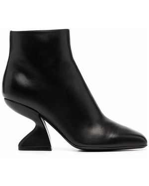 Ferragamo Ladies Boots, Us - Black