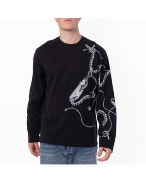Burberry Knight Hardware Cotton Top - Black