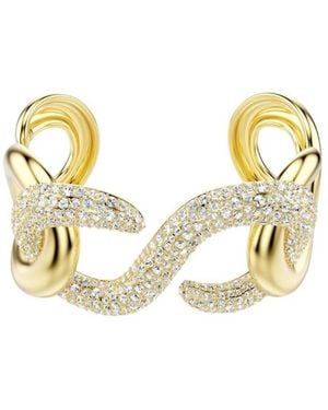Swarovski Dextera-Tone Plated Cuff Bracelet - Metallic