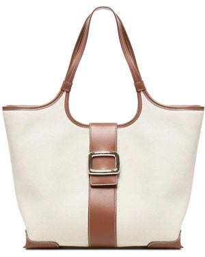 Roger Vivier Viv' Choc Tote Bag - White