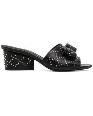 Ferragamo Ladies Sandals, Us - Black