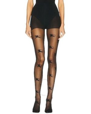 Burberry Equestrian Knight Tights - Black
