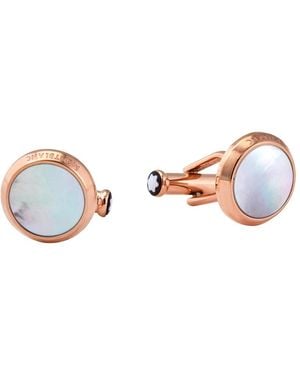 Montblanc Meisterstuck Round Cufflinks - Brown
