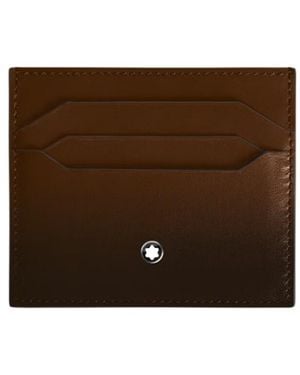 Montblanc Meisterstuck 6Cc Leather Card Holder - Brown