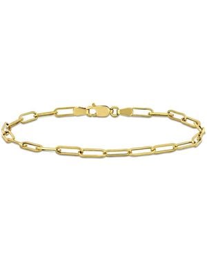Amour 3.3Mm Paperclip Chain Bracelet - Metallic
