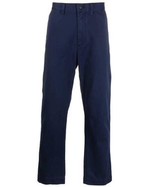 Polo Ralph Lauren Straight-Leg Cotton Pants - Blue