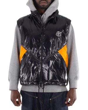 Moncler Chelsea Quilted Padded Puffer Vest, Brand Size 1 (Small) - Black