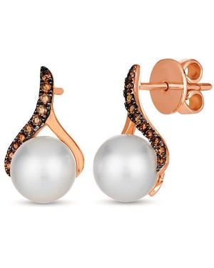 Le Vian Ladies Pearl Drop Earrings Set - Multicolour