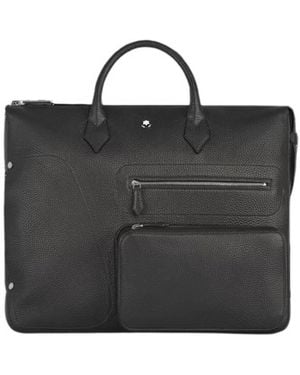 Montblanc Companion 24/7 Leather Bag - Black