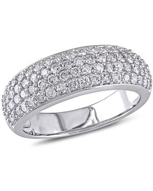 Amour 1 Ct Tw Diamond Dome Eternity Ring - Metallic