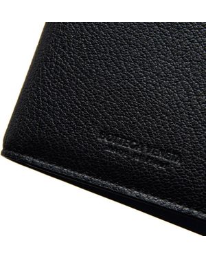 Bottega Veneta The Edit Bi-Fold Wallet Bag - Black