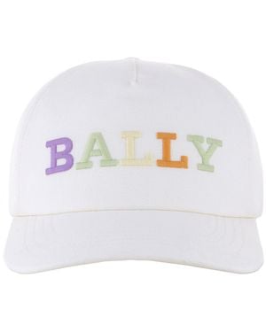 Bally Logo Embroidered Baseball Cap - Grey