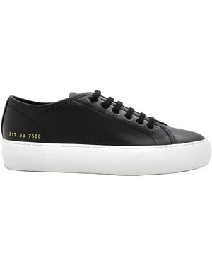 Common Projects Tournament Low-Top Leather Trainers - Black