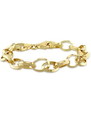 Amour Rolo Chain Bracelet - Metallic