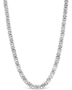 Haus of Brilliance Sterling 2 1/2 Cttw Diamond Eternity Station Necklace - Metallic