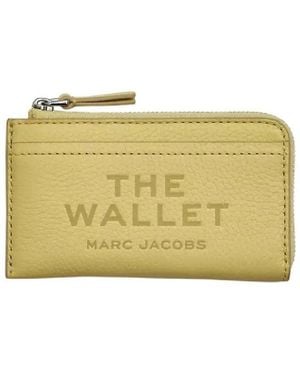 Marc Jacobs Marc Jacob Top Zip Leather Wallet - Metallic