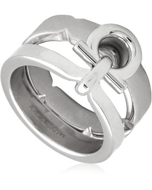 Ferragamo Scarf Ring - Metallic