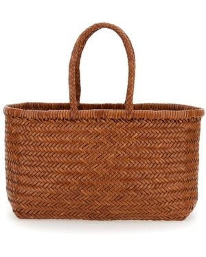 Dragon Diffusion Bamboo Triple Jump Light Tote Bag - Brown