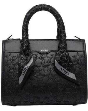 Amiri Micro Stars Triangle Handbag - Black