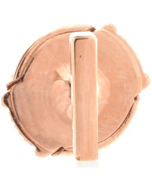 Vanrycke Ladies Medellin Single Rose Stud Earring - Metallic