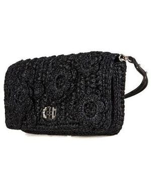 Miu Miu Miu Crossbody Bag Lambskin Crossbody-Bags - Black
