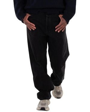 Ambush Waist Detail Cotton Denim Jeans - Black