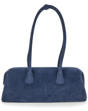 OSOI Boat Wide Shoulder Bag With Round Handles - Blue