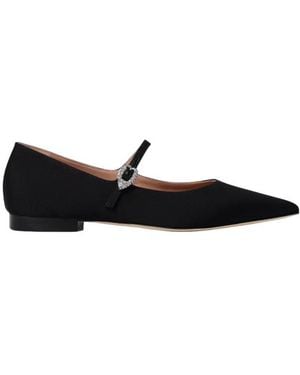Malone Souliers Kate Grosgrain Mary-Jane Court Shoes - Black