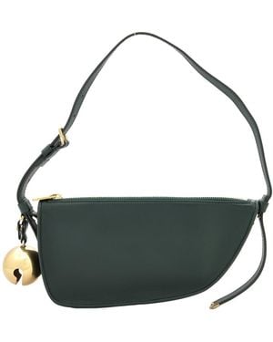 Burberry Mini Shield Leather Bell Charm Shoulder Bag - Green