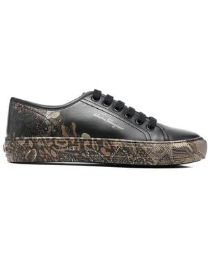 Ferragamo Ladies Trainers, Us - Grey