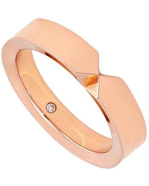 Chaumet 18K Rose Triomphe De Diamond Wedding Band - Natural