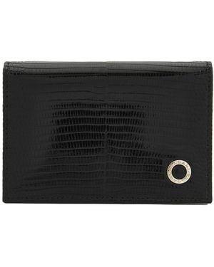BVLGARI Business Leather Card Holder - Black