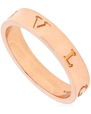 BVLGARI B.Zero1 Essential 18 Kt Rose Band Ring, Size 57 (Us 8) - Natural
