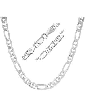 Kylie Harper Italian Sterling Figaro Mariner Chain - Metallic