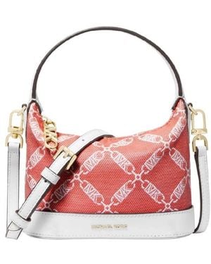 Michael Kors Empire Chain Crossbody Bag - Red