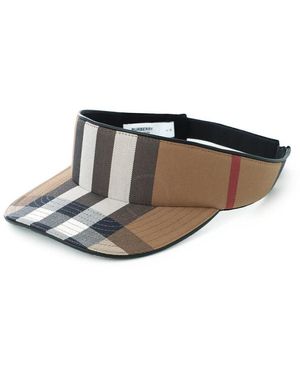 Burberry High Top Sun Visor - Grey