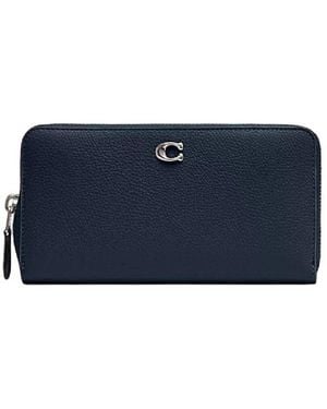 COACH Essential Accordion Zip Around Wallet - Blue