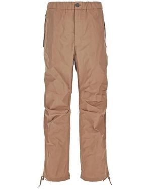 Ferragamo Ferragamo Drawstring Cargo Trousers - Natural